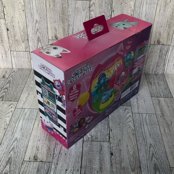 Gabby’s Dollhouse Cat Adventure Kitty Narwhal’s Carnival Room Netflix Dreamworks - Picture 5 of 7